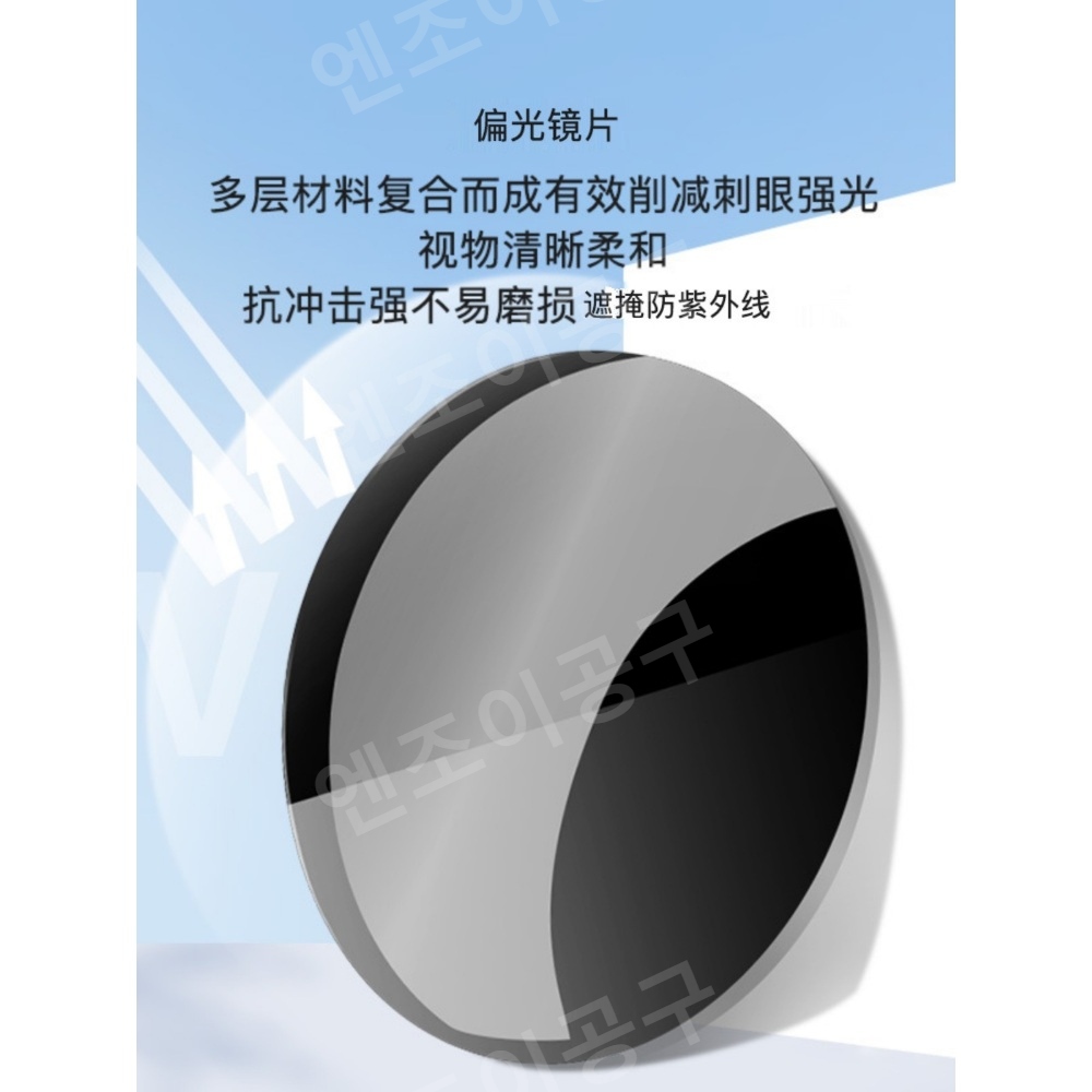 캐딜락 로고 편광 패션 선글라스 운전용 자외선 차단 고급 안경 - 상세 이미지 2