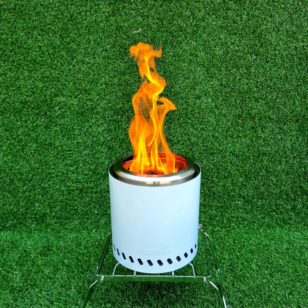 우주캠핑 우드스토브 22 이중연소 화로대 캠핑 불멍 미니 화로