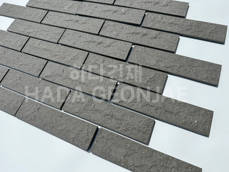 클링커브릭 세라믹타일 240x60x11T 블랙 / 하다건재