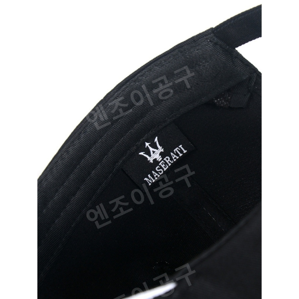 마세라티 로고 자수 레이싱 야구 모자 골프 운전 - 상세 이미지 4