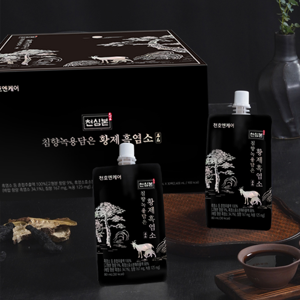 [네이버단독] 천호엔케어 고함량 지리산 침향 녹용 황제 흑염소진액 엑기스 30포, 1개 - 상세 이미지 5