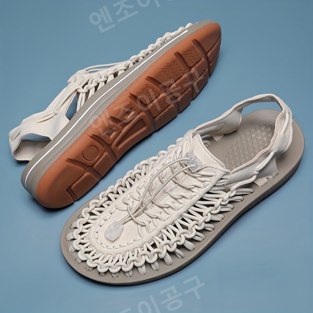 남성용 미끄럼 방지 내마모성 캐주얼 통기성 샌들 - 상세 이미지 2