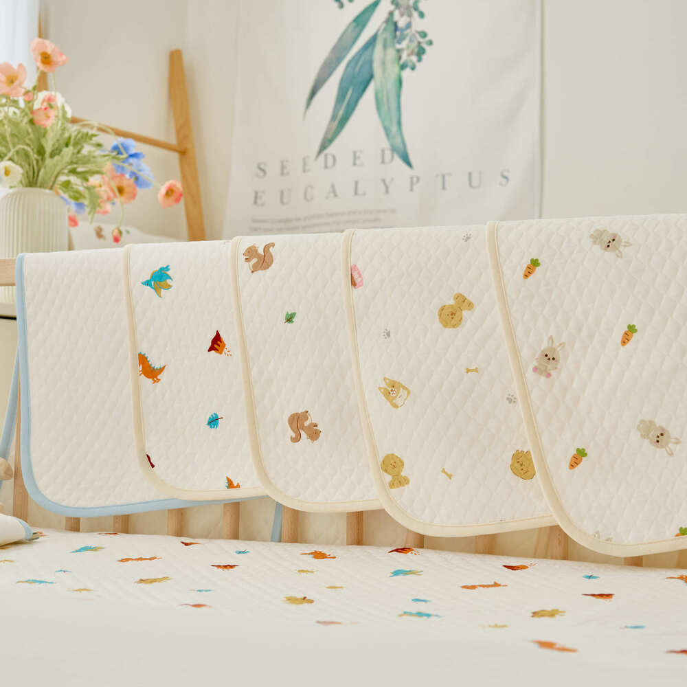 아가짱 아기 듀라론 밤부 양면  쿨 방수패드 신생아 매트 중형 100cmx60cm