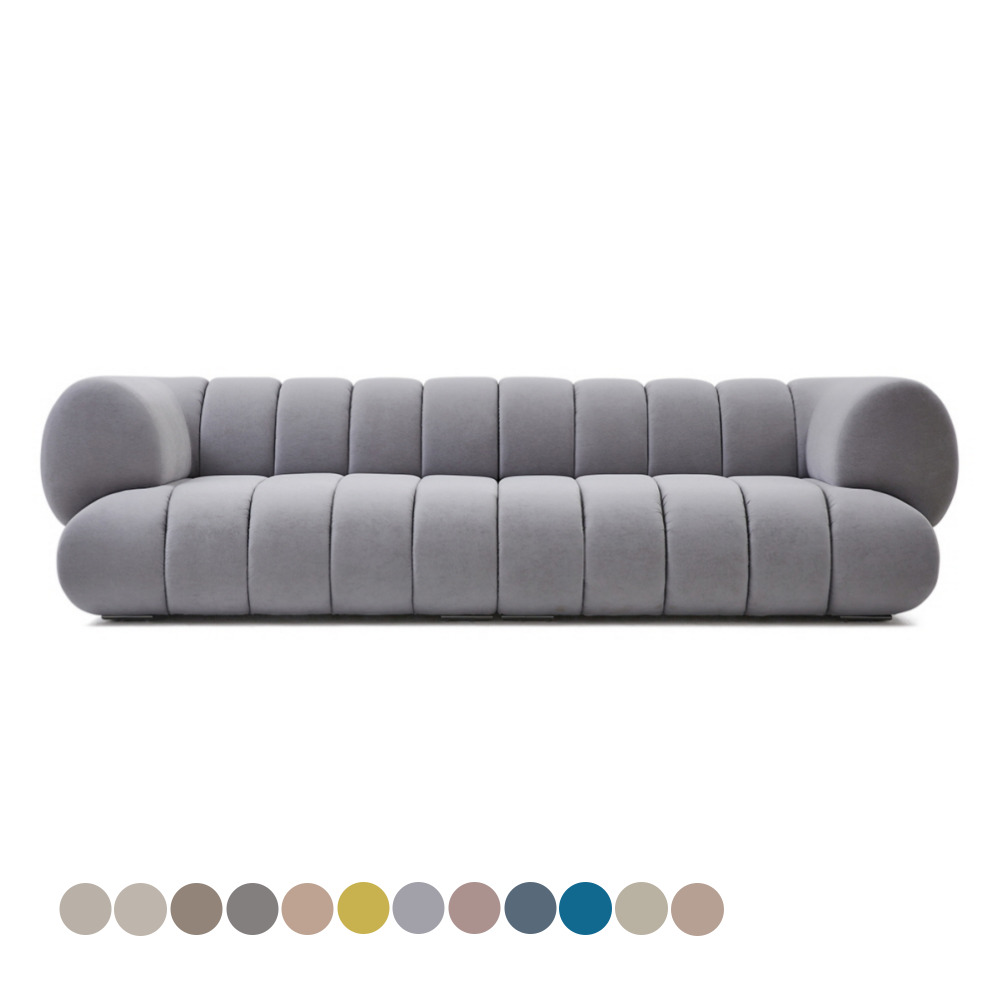 컴포드 포쉬필로우 4인 이지클린 패브릭 소파 탈론 (12colors) 거실 인테리어 4인 소파