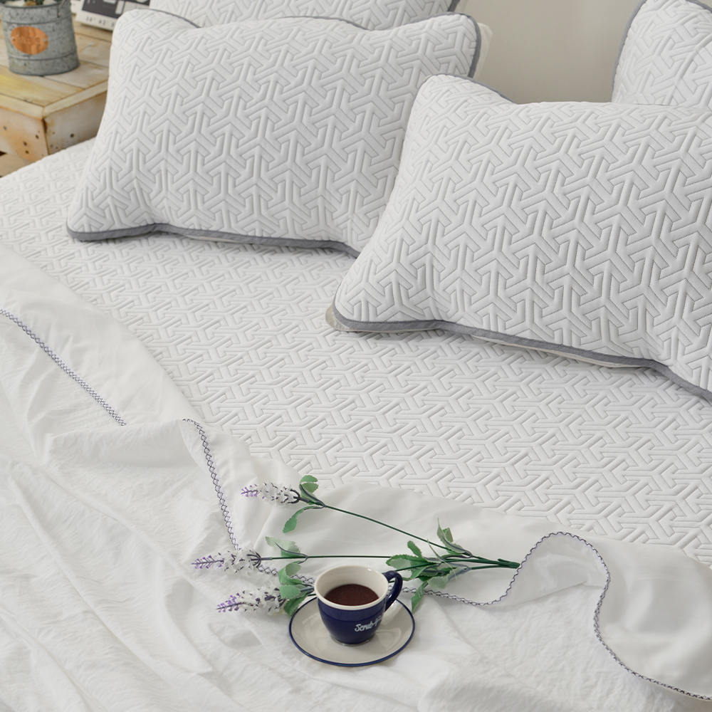 고정밴드 냉감패드 Q 매트리스 침대 여름이불패드