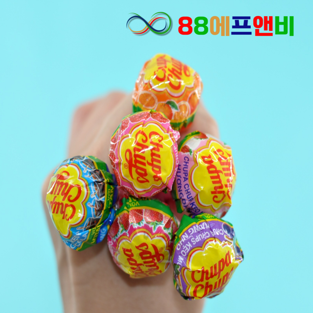 츄파춥스 대용량 리필팩 60개 ,120개 (9.3g x 120개입) 후르츠 롤리팝 츄파츕스 60입,120입 추파츕스 추파춥스 - 상세 이미지 3