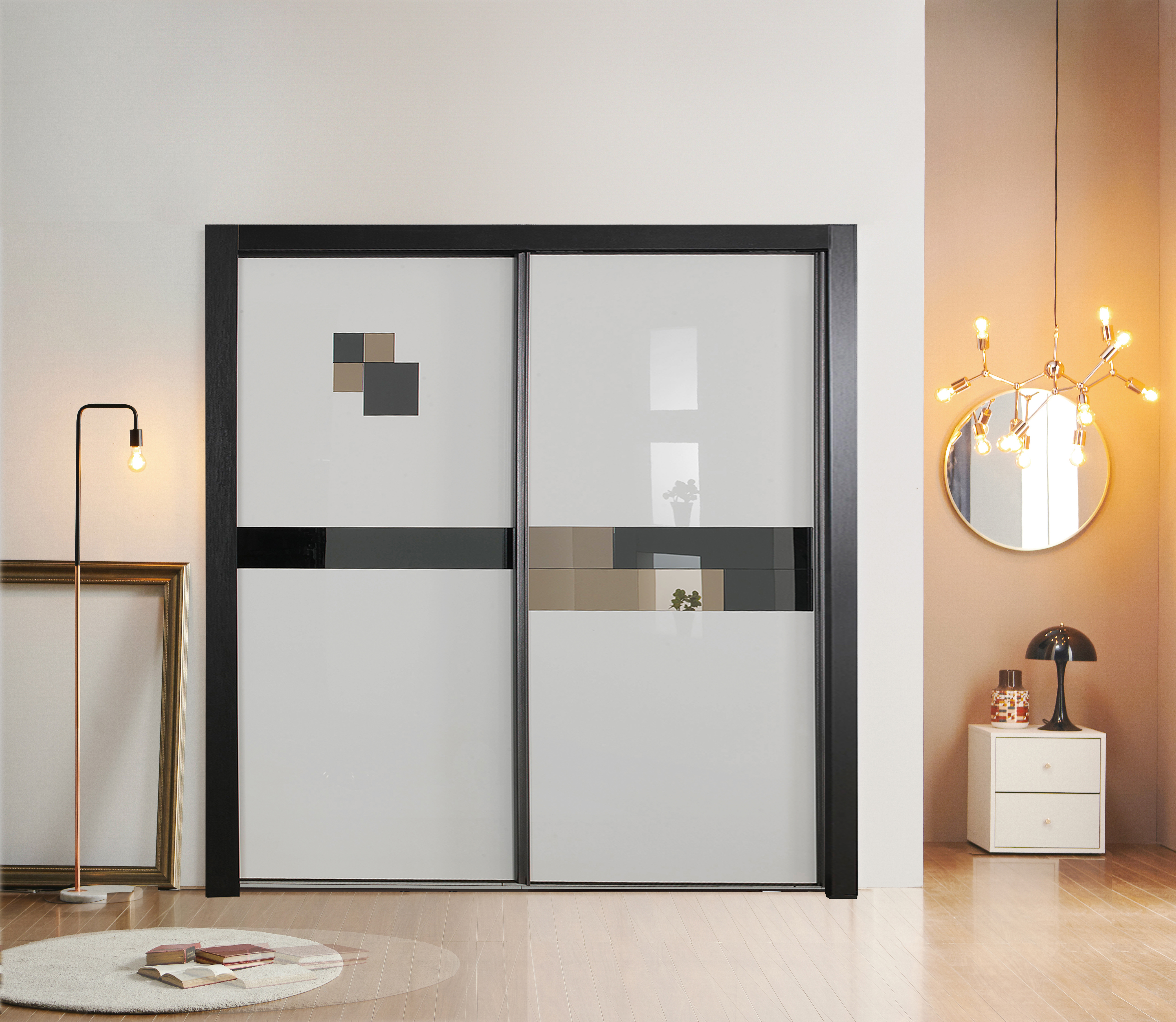 E0뎀퍼 베를린 슬라이딩붙박이장 30cm