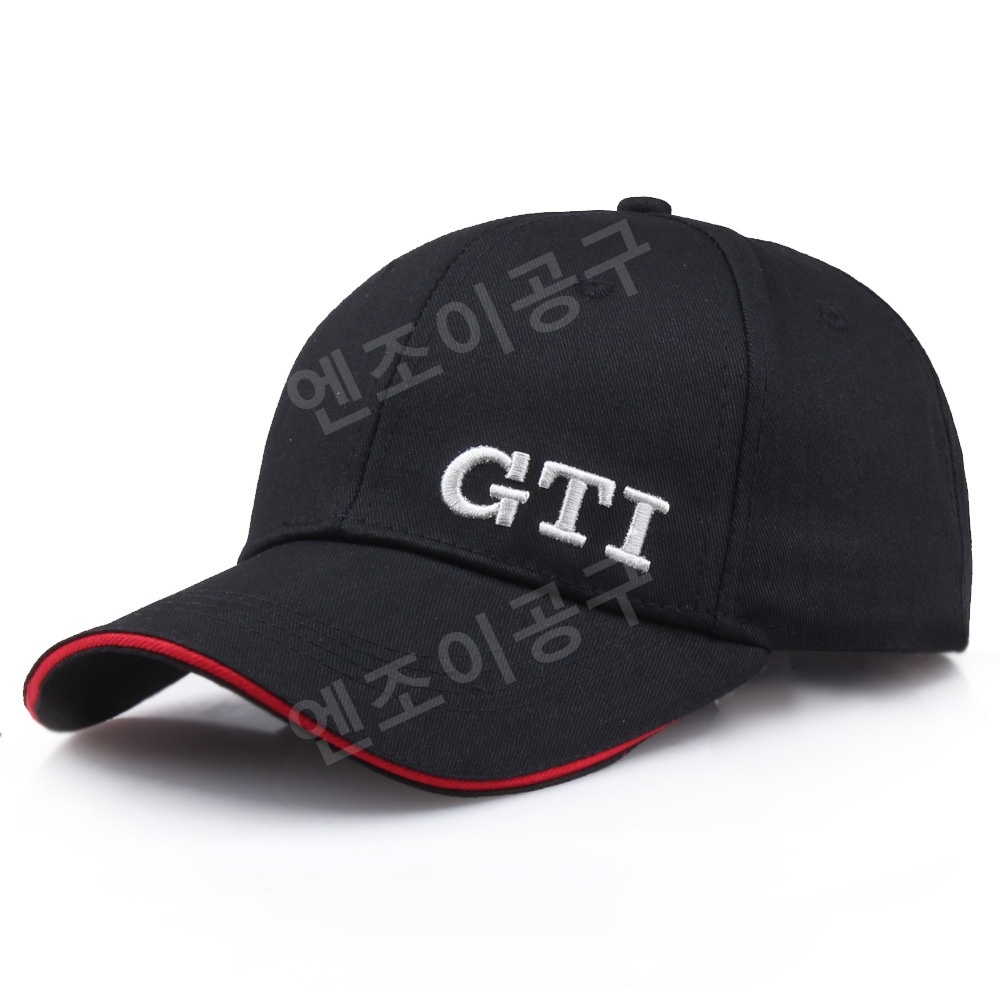 골프 GTI 야구 모자 캐주얼 스포츠카 자외선 차단 배색 볼캡 - 상세 이미지 2