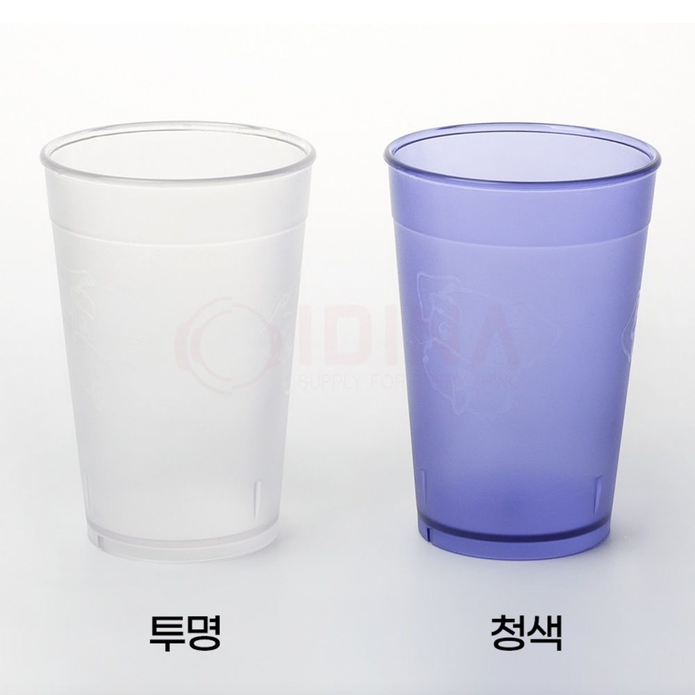 PC 강아지그림 탄산 음료컵 업소 레스토랑 콜라 플라스틱 컵 - 상세 이미지 3