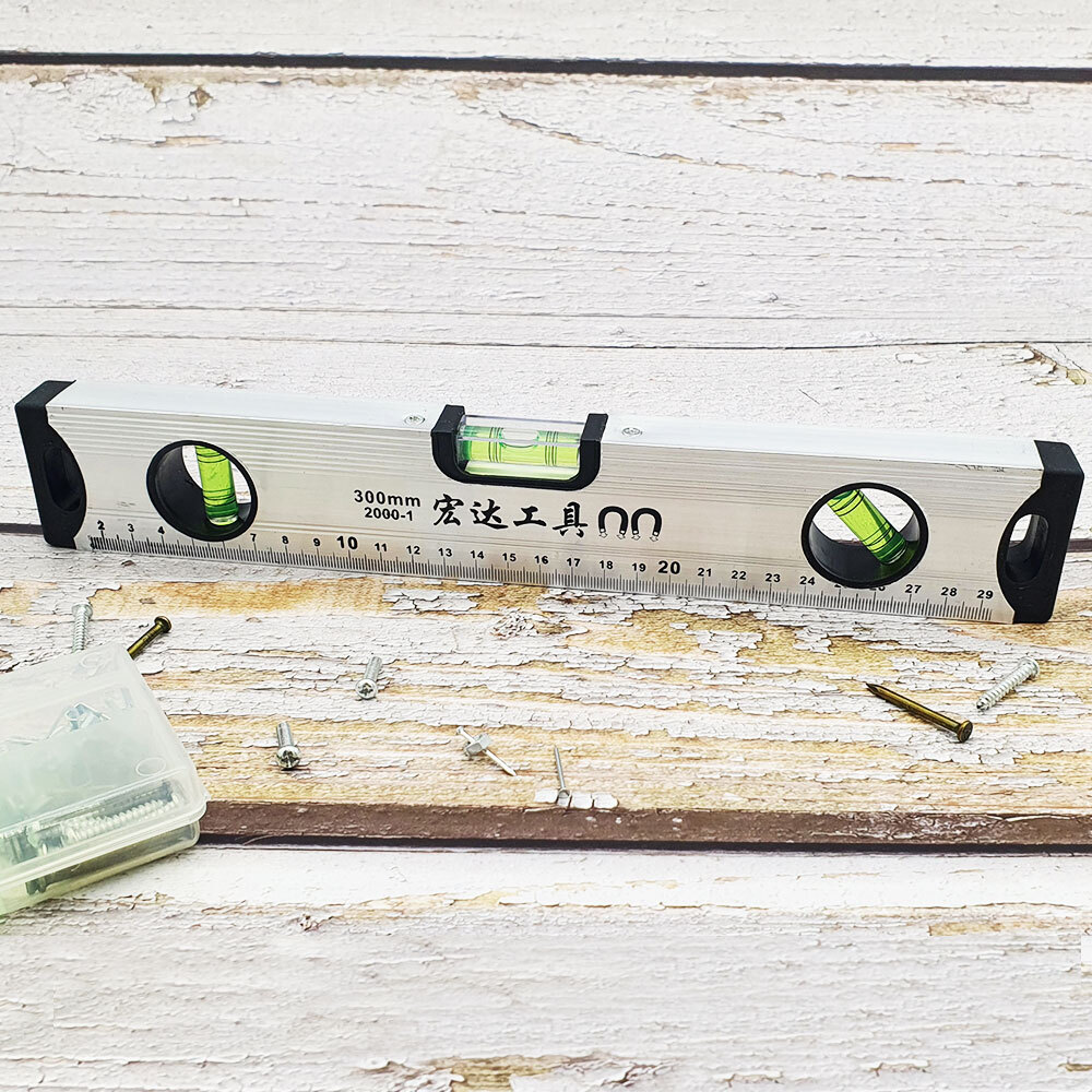 사전점검수평계 자동차 수평조절기 바닥 물방울수평계 타일 수평각도기 목공 자석 30cm : 굿마켓팩토리1