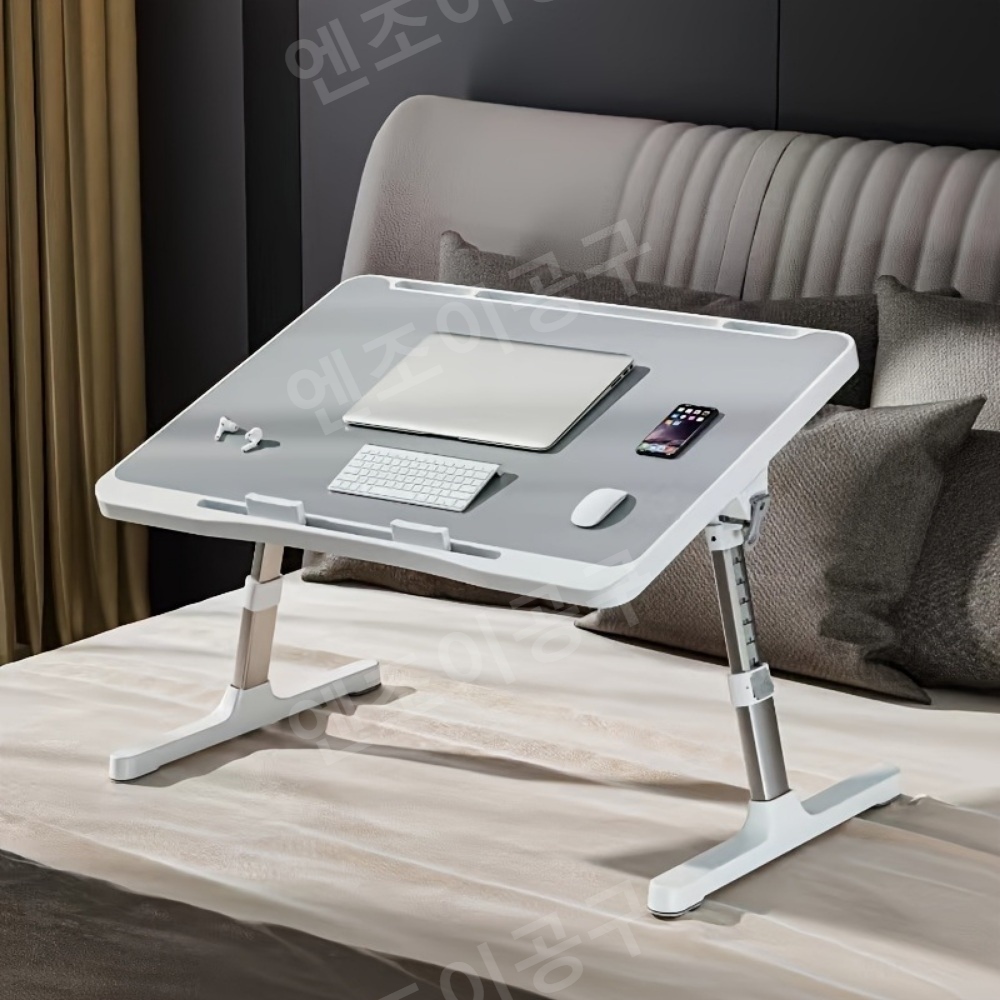 기울기 조절 노트북 테이블 미끄럼 방지 사무용 침대용 책상