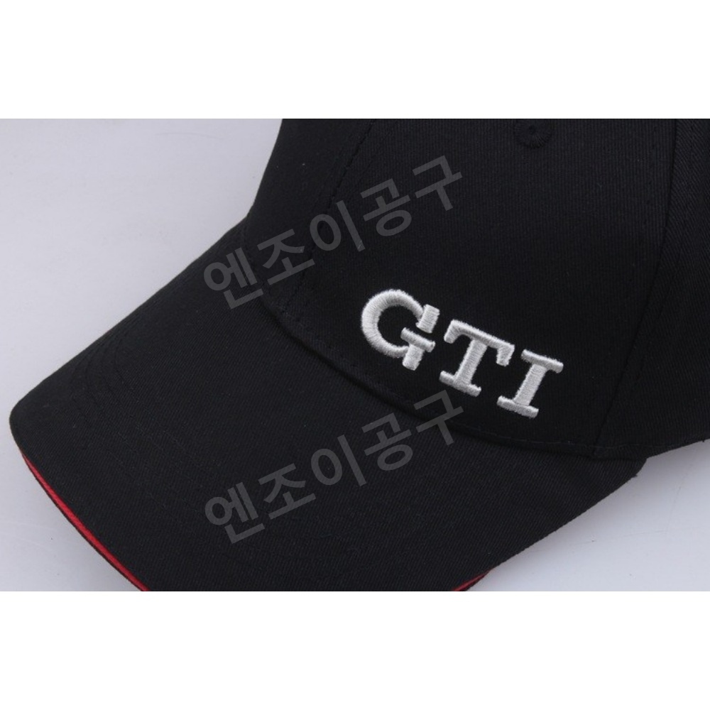 골프 GTI 야구 모자 캐주얼 스포츠카 자외선 차단 배색 볼캡 - 상세 이미지 4