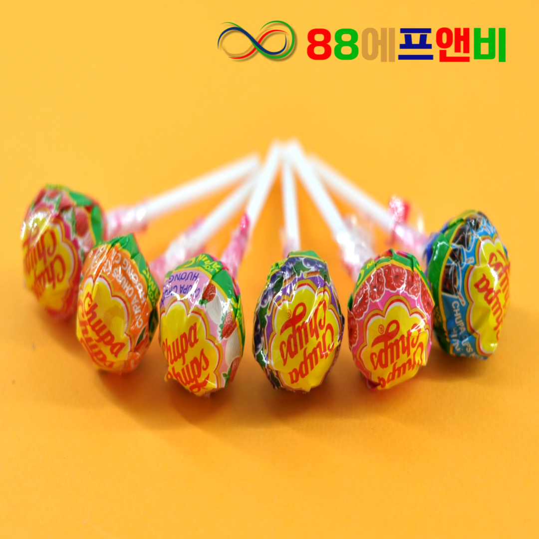 츄파춥스 대용량 리필팩 60개 ,120개 (9.3g x 120개입) 후르츠 롤리팝 츄파츕스 60입,120입 추파츕스 추파춥스 - 상세 이미지 2