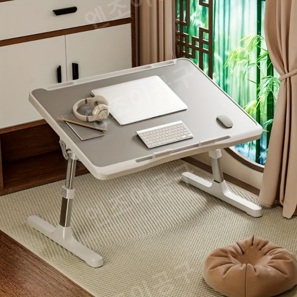 기울기 조절 노트북 테이블 미끄럼 방지 사무용 침대용 책상