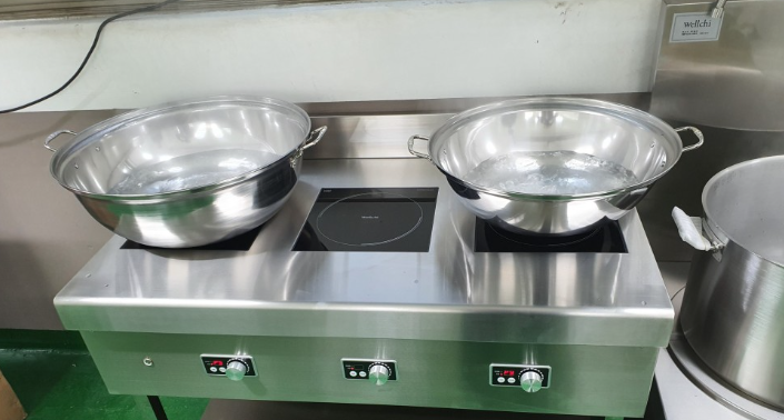 업소용인덕션 3구 웰치 전기렌지 고화력 고효율 인덕션간택기 주방 영업용 식당 10.5KW