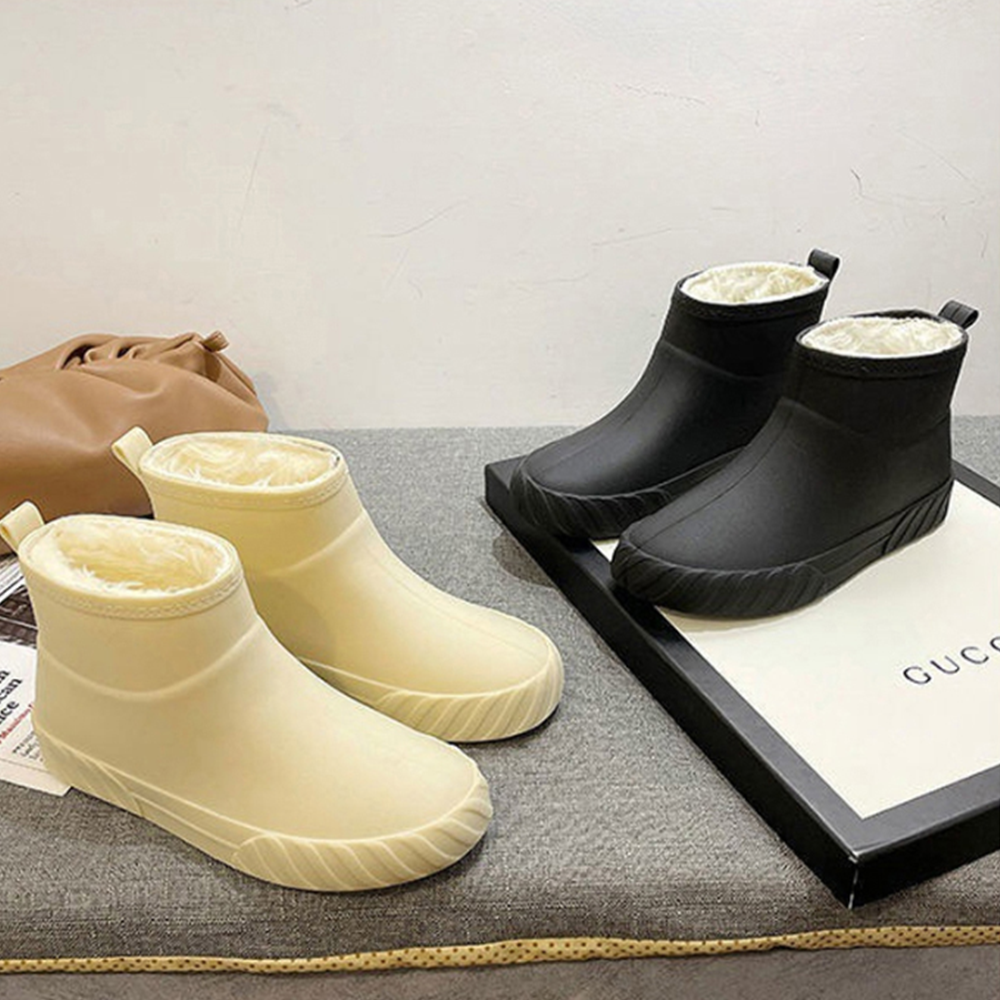 단장화 밭일 텃밭 어른 짧은 숏 여자 패션장화 방한레인부츠 - 상세 이미지 2