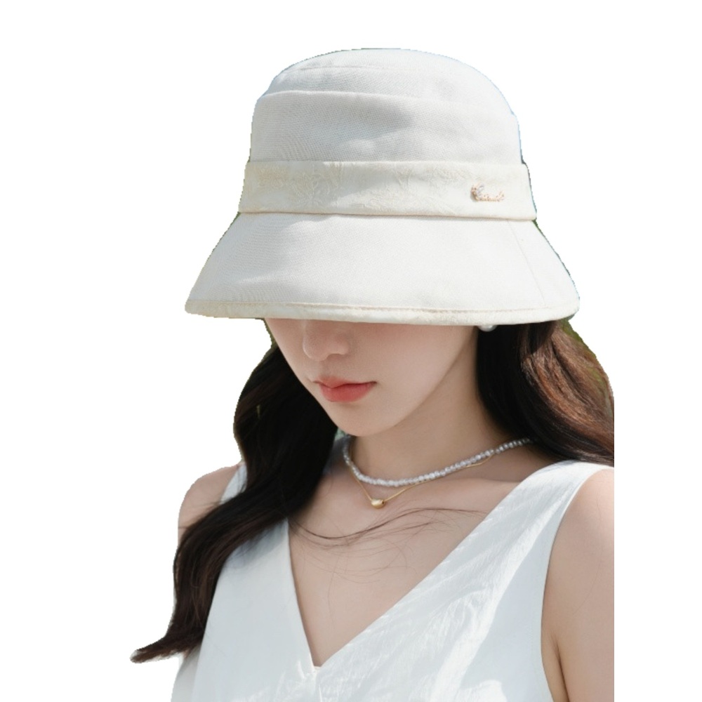 여자 연예인 버킷햇 얇은 벙거지 여름 해변 휴가 3컬러 - 상세 이미지 5