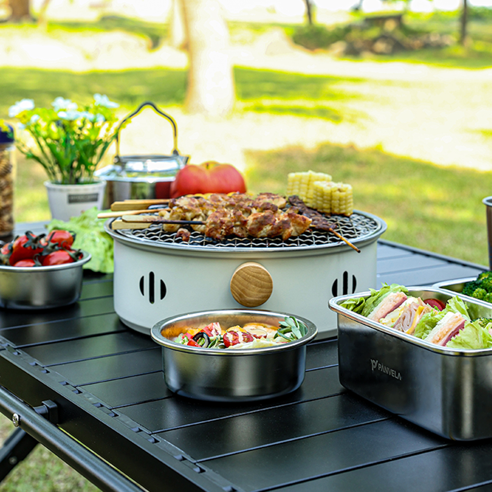 스노우라인 식탁화로 캠핑 차박 바베큐 그릴