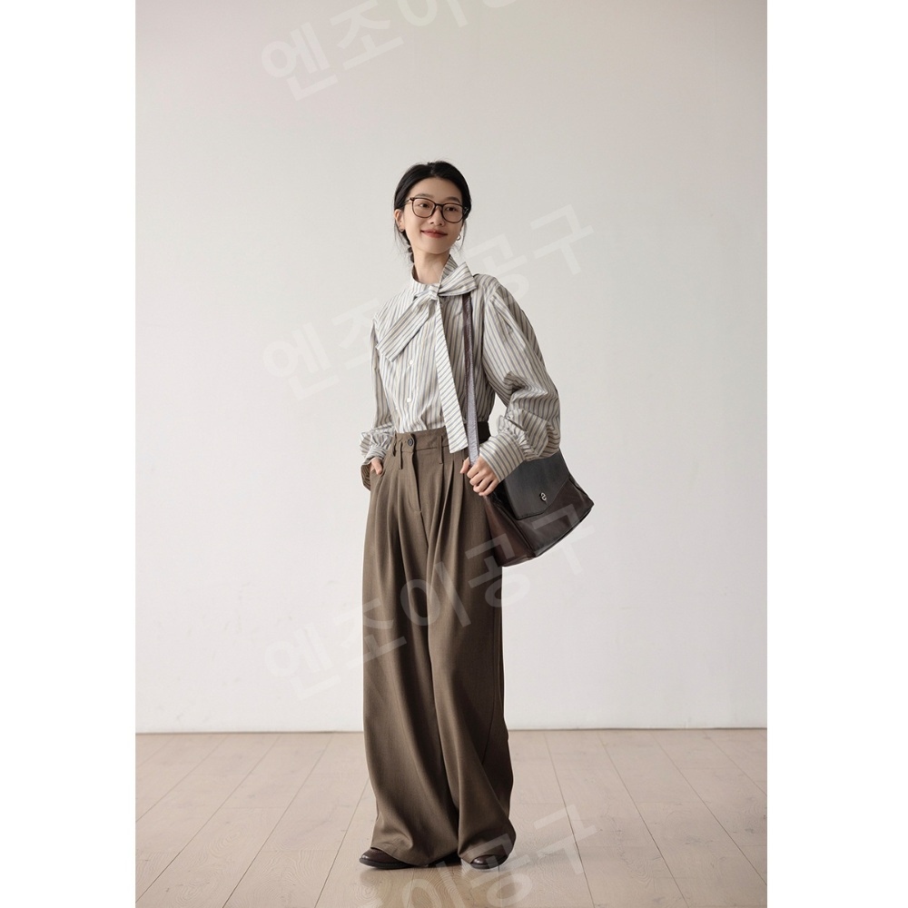 졸업 3회 정려원 서혜진 타이 블라우스 우아한 럭셔리 의상 옷 패션 - 상세 이미지 4