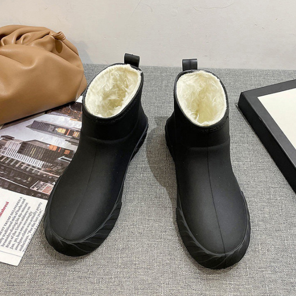 단장화 밭일 텃밭 어른 짧은 숏 여자 패션장화 방한레인부츠 - 상세 이미지 4