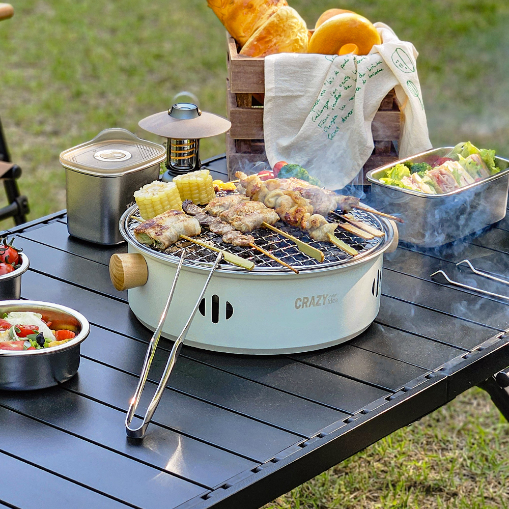 스노우라인 식탁화로 캠핑 차박 바베큐 그릴