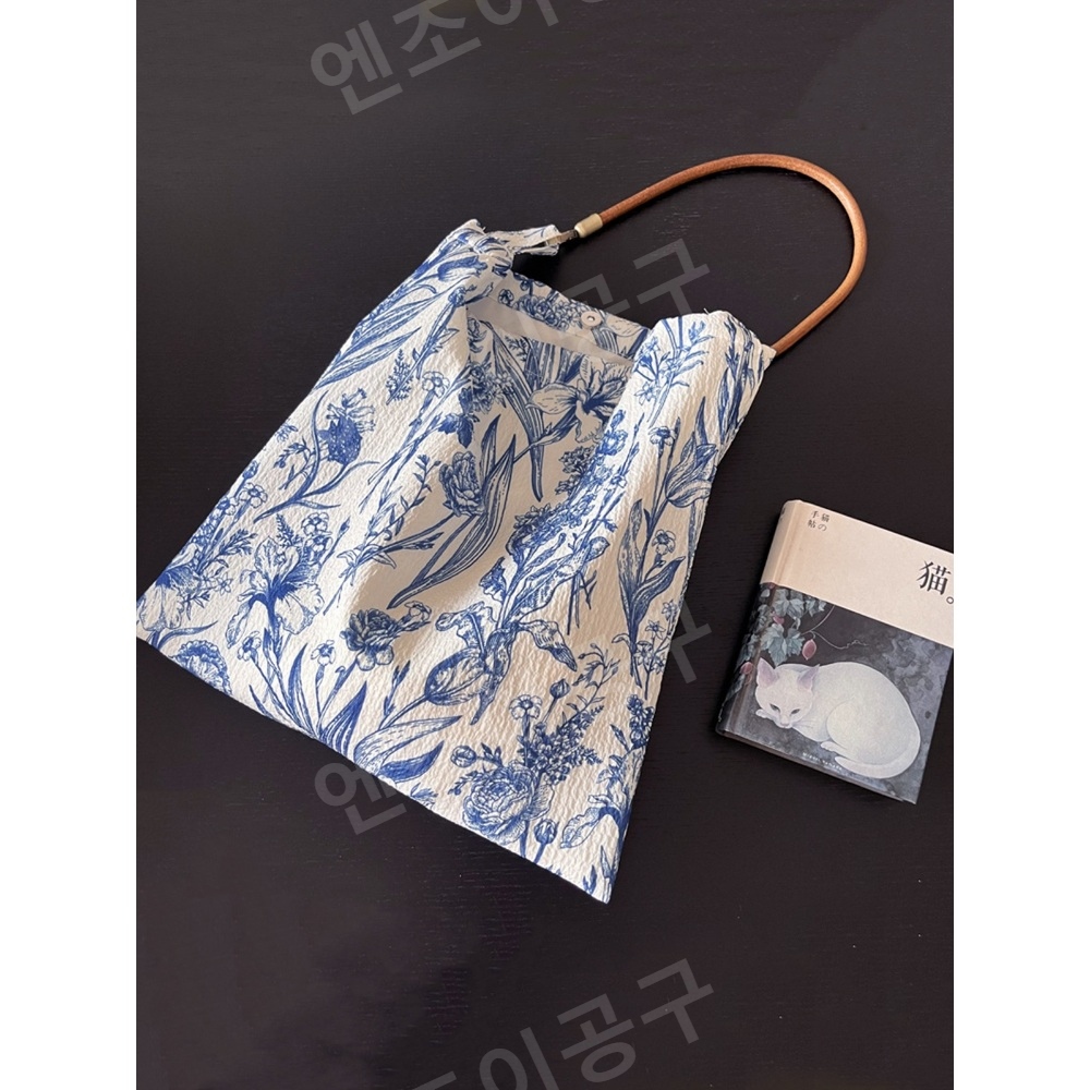 숄더백 중식 빈티지 플라워 - 상세 이미지 5