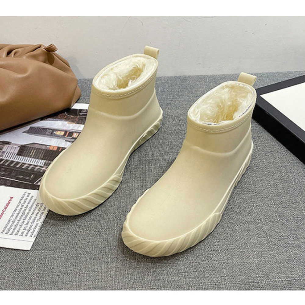 단장화 밭일 텃밭 어른 짧은 숏 여자 패션장화 방한레인부츠 - 상세 이미지 3