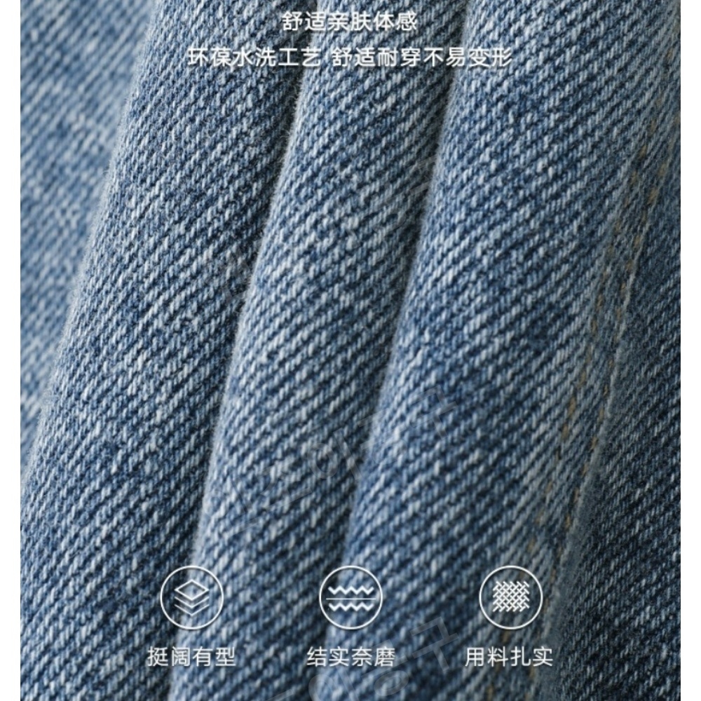 숏 데님 재킷 크롭 여성 빈티지 자켓 - 상세 이미지 4