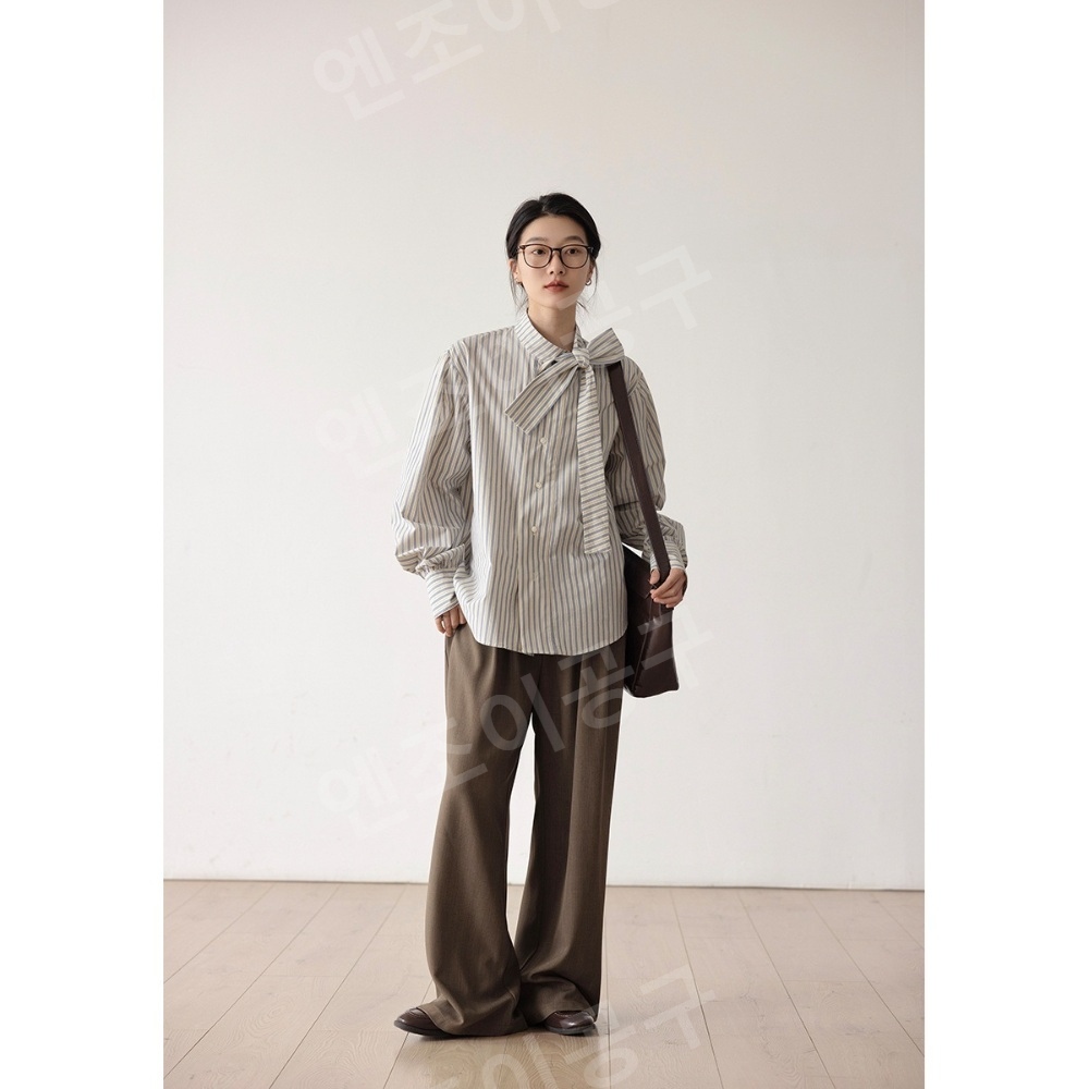 졸업 3회 정려원 서혜진 타이 블라우스 우아한 럭셔리 의상 옷 패션 - 상세 이미지 2