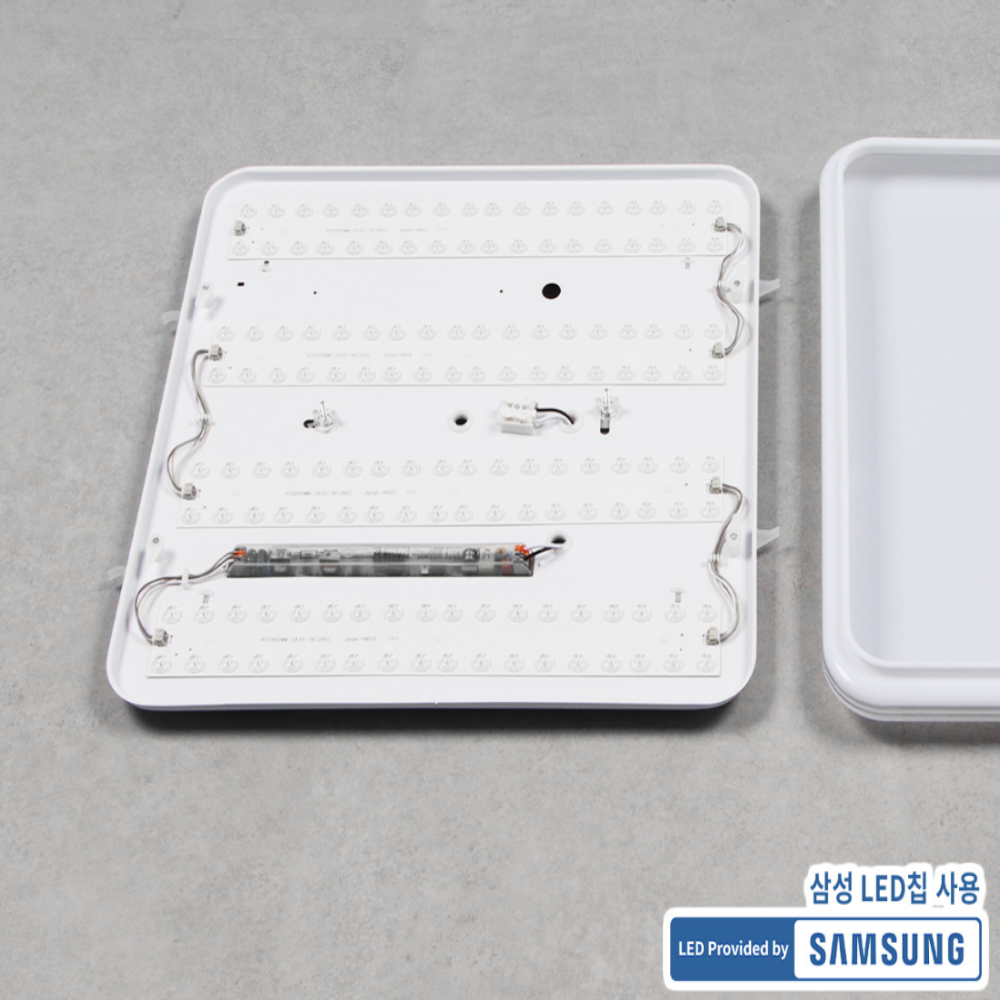 KC인증/무료+당일발송 리모컨방등 LED 사각 안방등 전등 디밍 75W, 전구색주백색주광색 - 상세 이미지 4