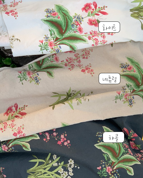 더블유패브릭 오리엔탈 워싱처리 15수 대폭 린넨천 원단 앞치마 커튼 소품 천가게 - 상세 이미지 2
