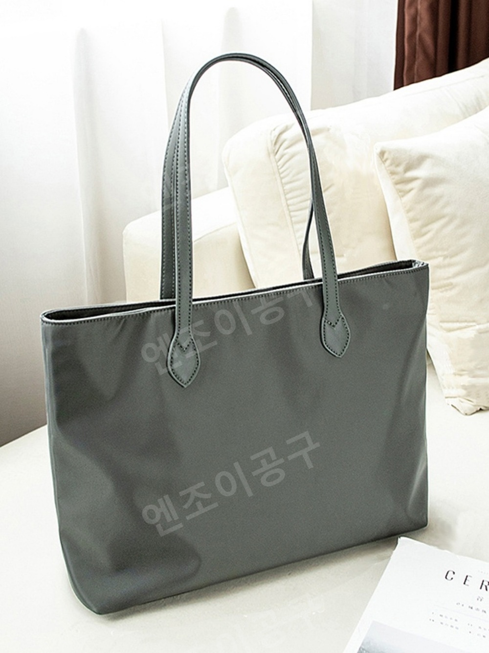 여성 직장용 서류 가방 대용량 토트백 - 상세 이미지 3