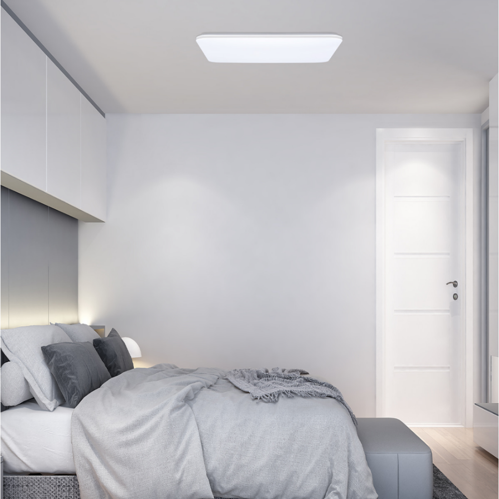 KC인증/무료+당일발송 리모컨방등 LED 사각 안방등 전등 디밍 75W, 전구색주백색주광색 - 상세 이미지 3