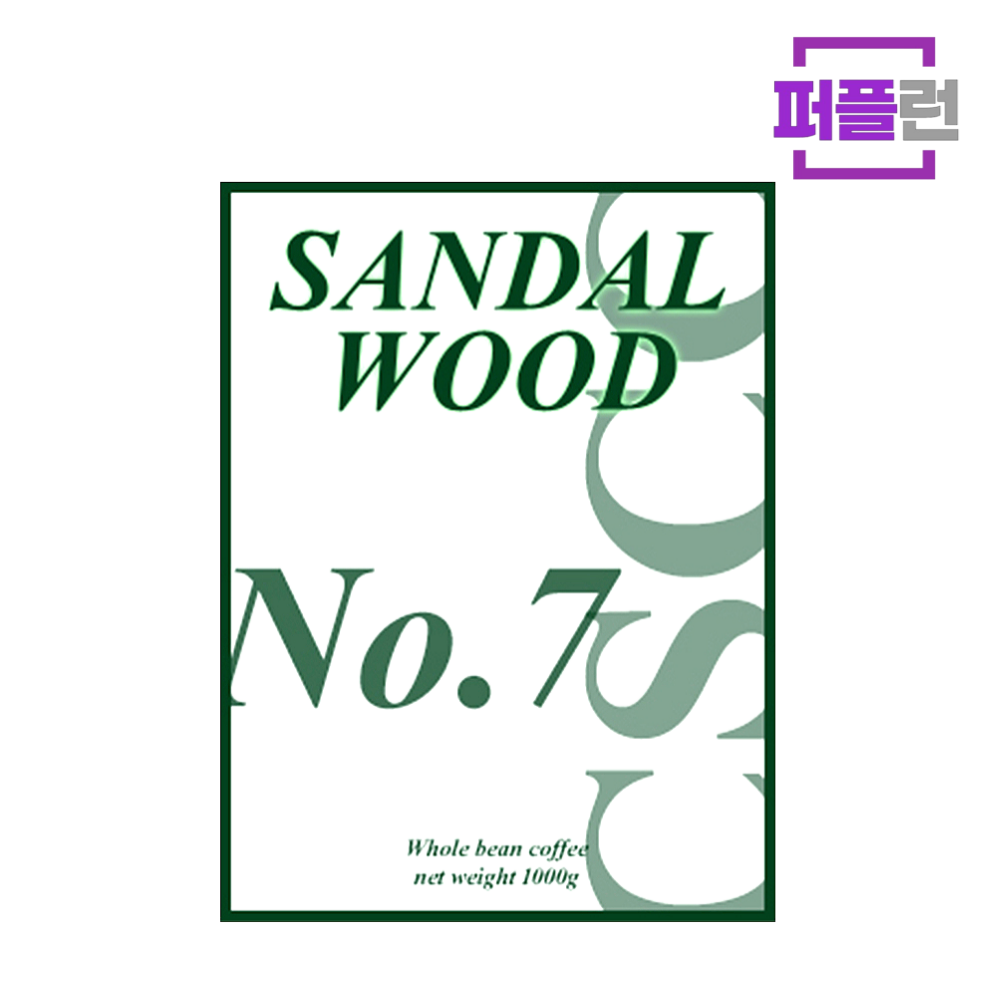 No7 샌들우드 커피 원두 홀빈 1kg x 5개 - 상품 이미지