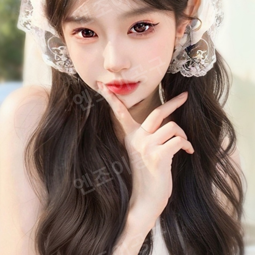 가발 여성 헤어밴드 삼각 헤어 스카프 - 상품 이미지