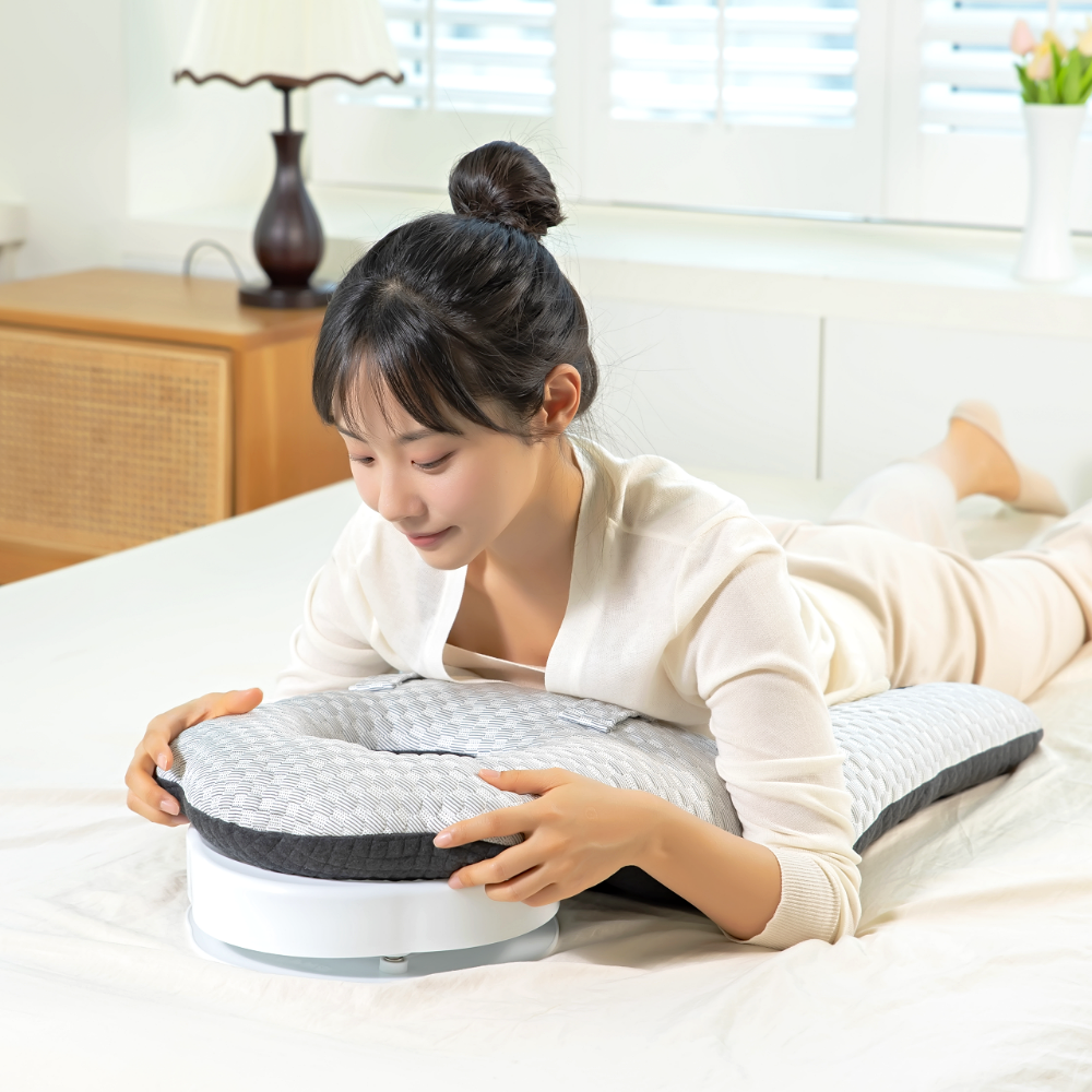 엘문도 망막베개 망막박리 엎드려쿠션 유리체 절제술 엎드려자는