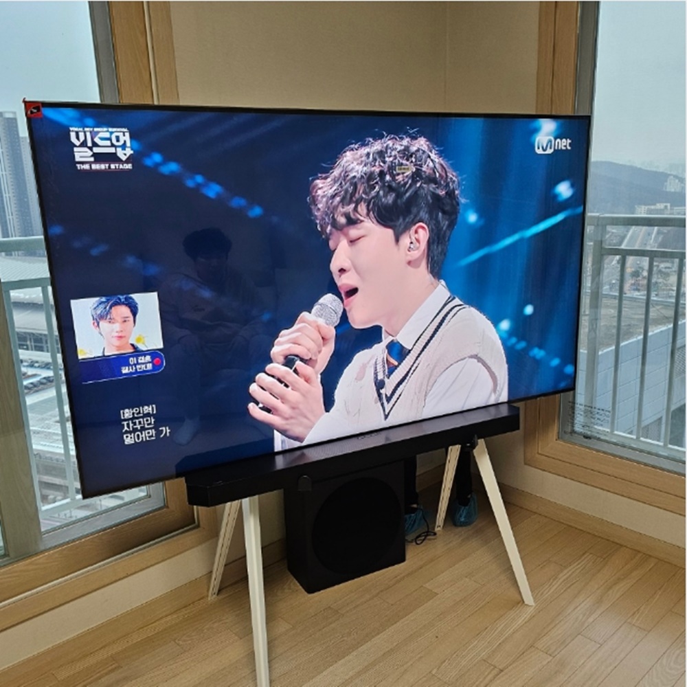 티비 스텐드 삼성 LG 올레드 거치대 이젤형 티비 다리 받침대 - 상세 이미지 3