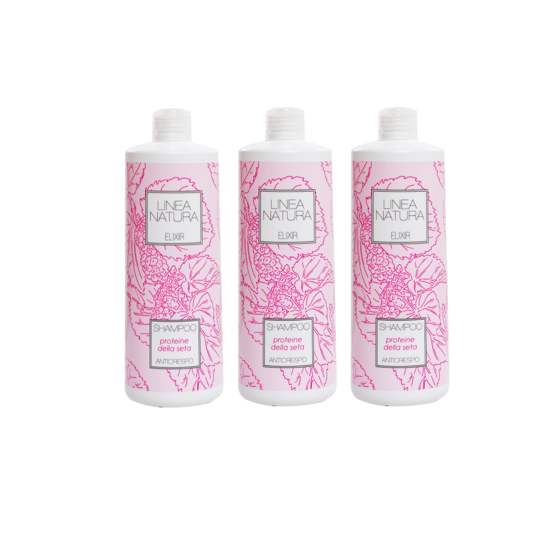 리나나투라 안티크레스포 실크 단백질 이태리 약산성 미용실 볼륨 샴푸 500ml 3개 - 상품 이미지