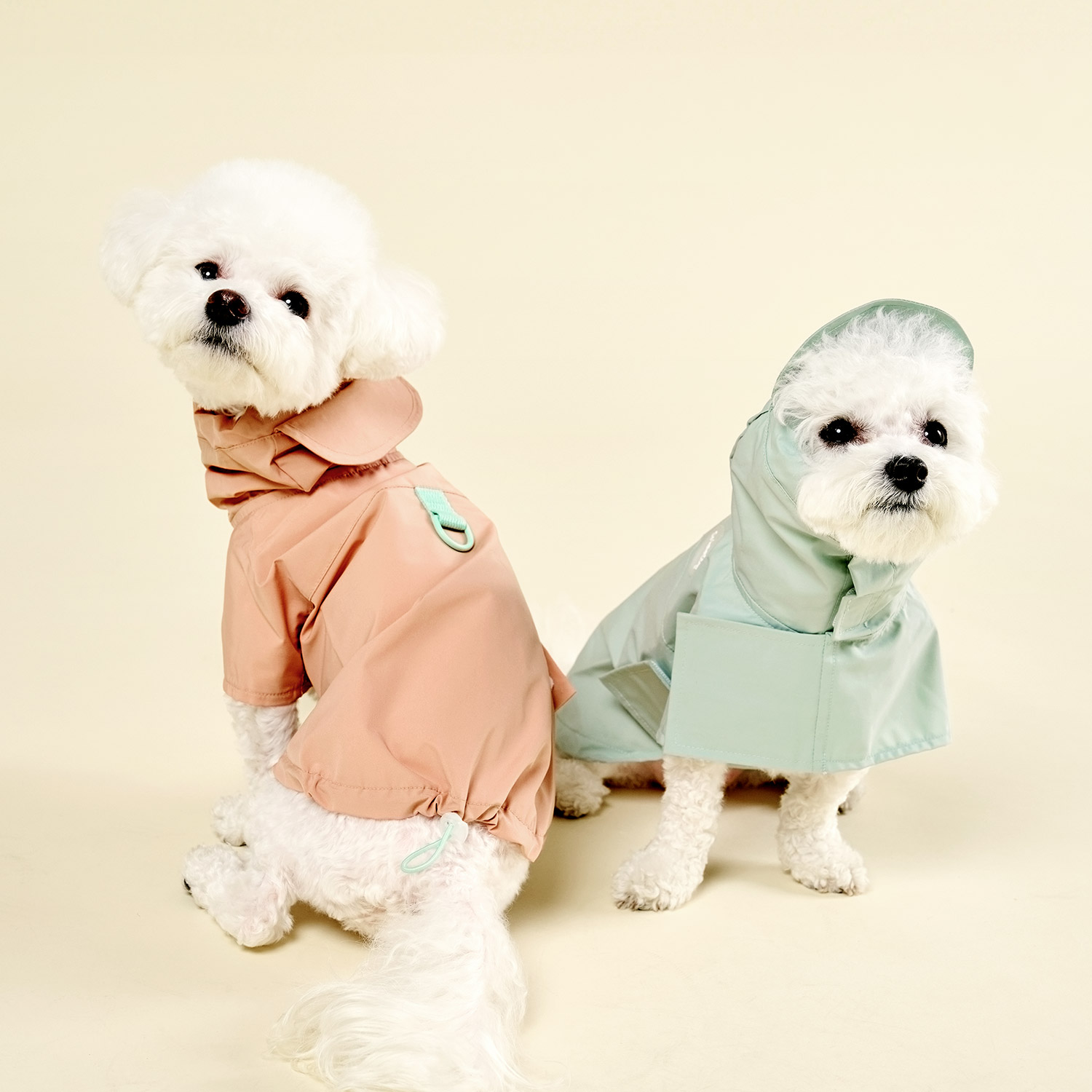 울리 강아지 우비 망토 레인코트 판초 강아지비옷 - 상세 이미지 3