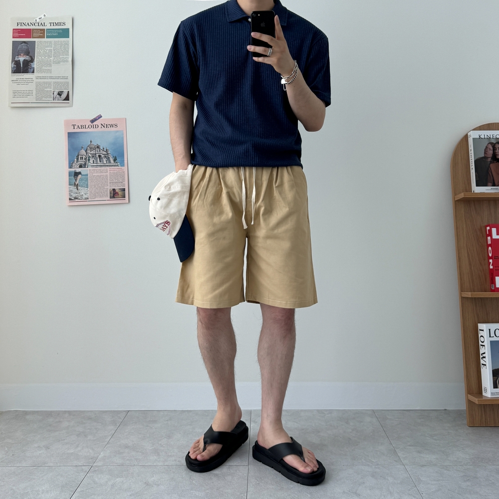 남자밴딩반바지 남자4부반바지 이미지 6