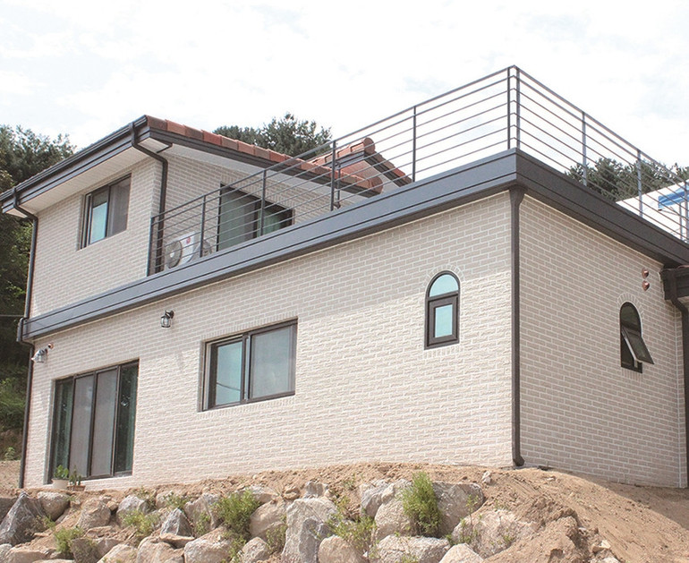 클링커브릭 세라믹타일 240x60x11T 크림화이트 / 하다건재