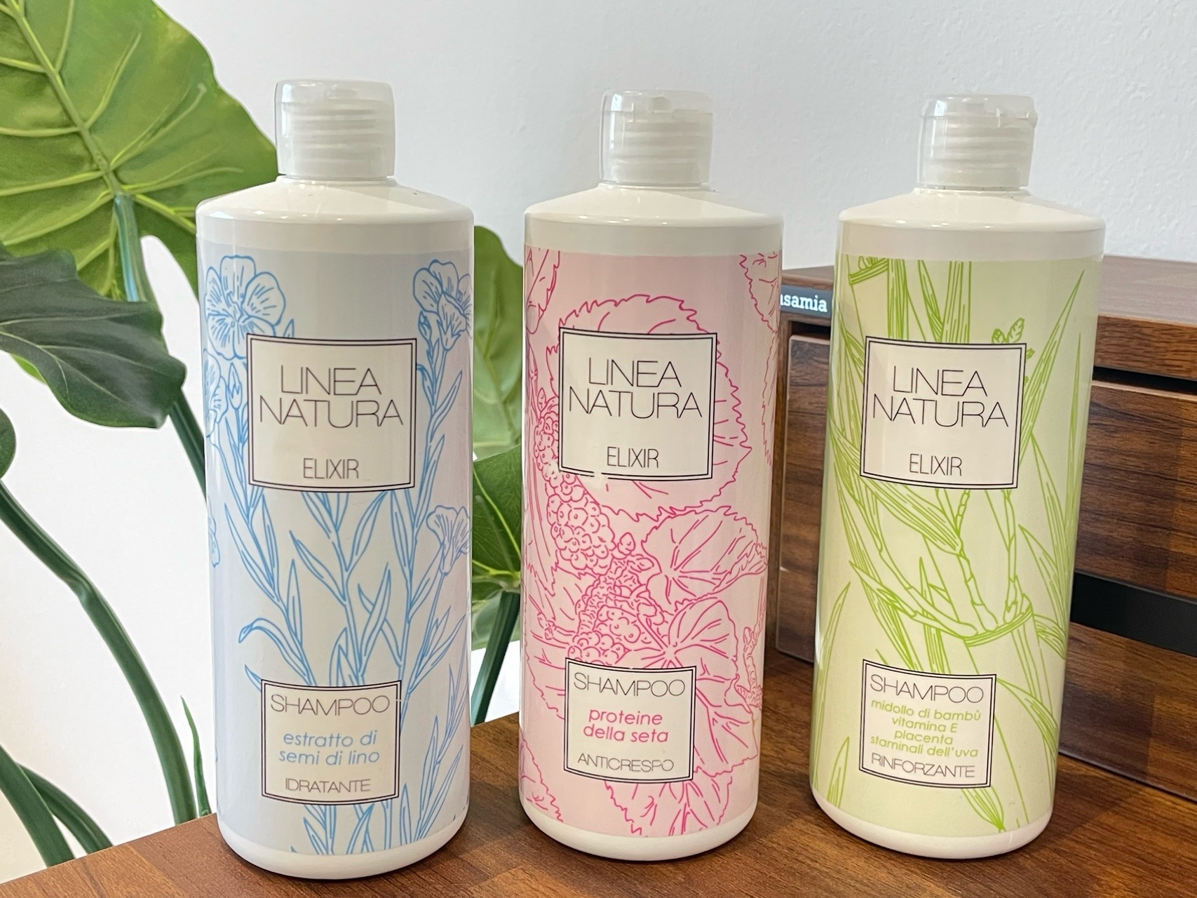 리나나투라 안티크레스포 실크 단백질 이태리 약산성 미용실 볼륨 샴푸 500ml 이미지 8