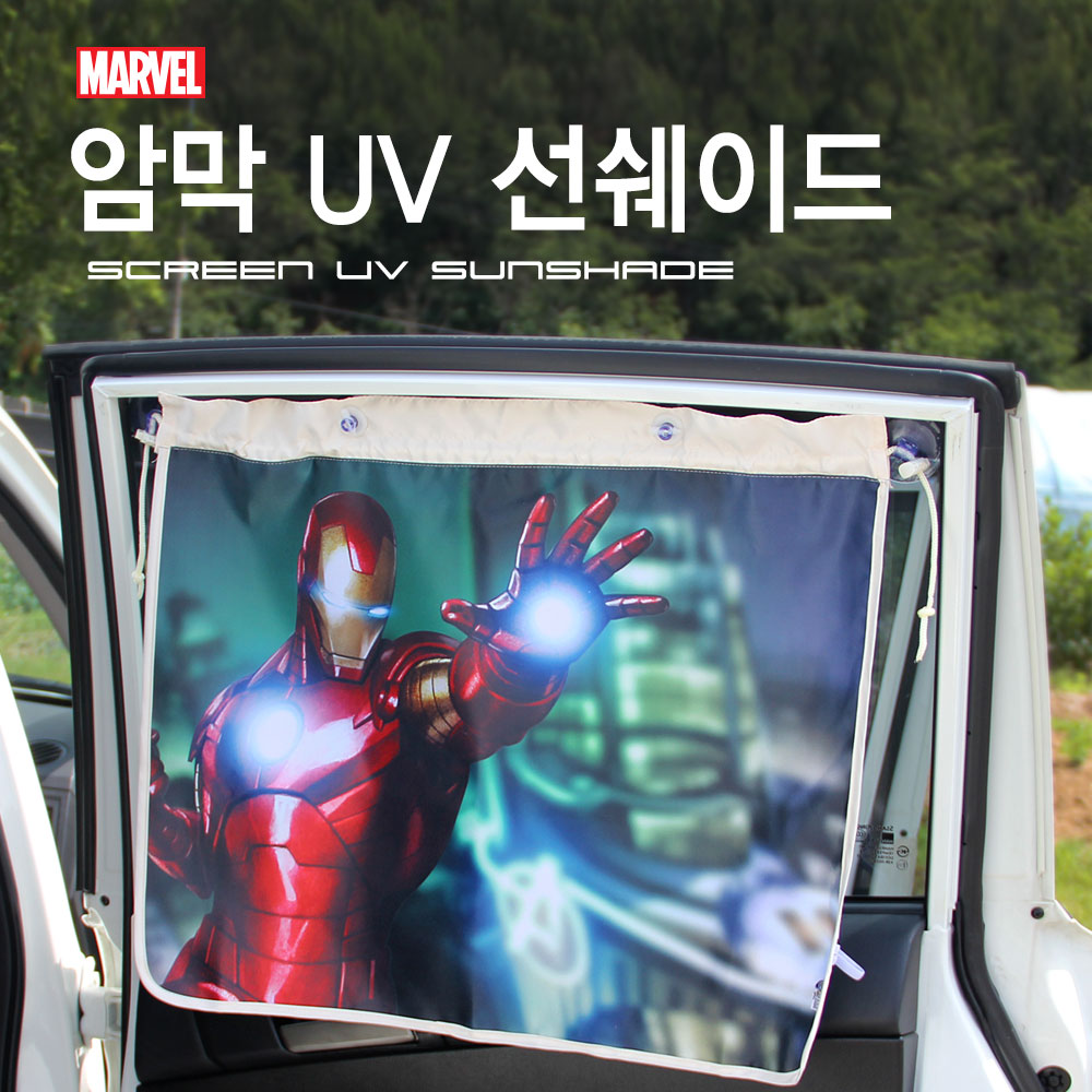 [클리어런스] UV 암막 선쉐이드 차량용 캐릭터 햇빛가리개 - 상세 이미지 2