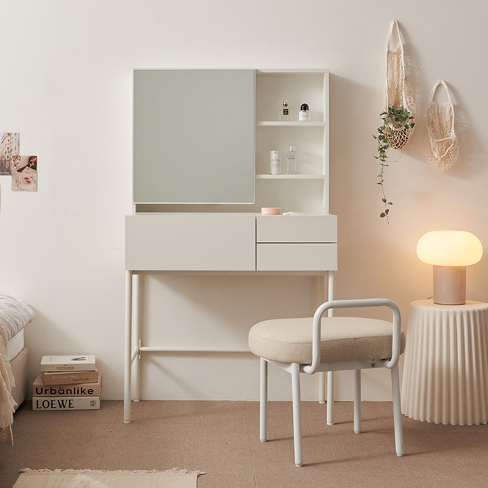 보루네오 마르체 밀리 콘솔 수납 화장대 거울 세트 800 BCM657C