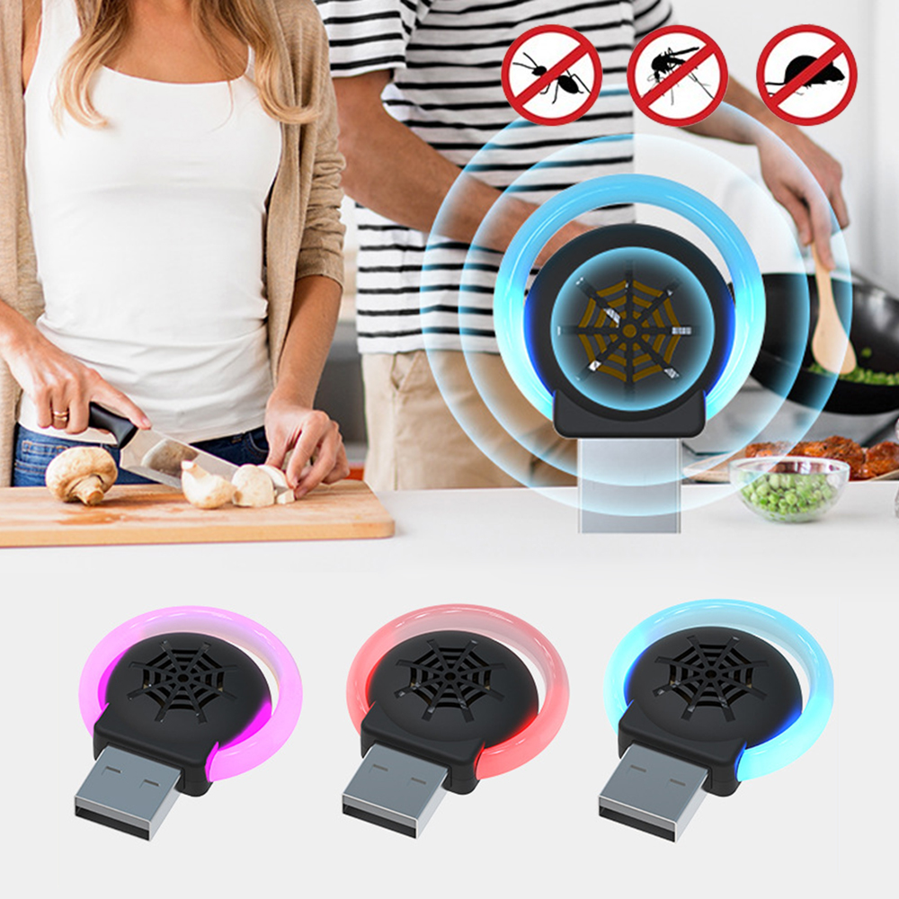 USB 초음파 주파수 휴대용 벌레 개미 쥐 해충 바퀴벌레 퇴치 등산 낚시 캠핑 야외 모기 퇴치기 기피제