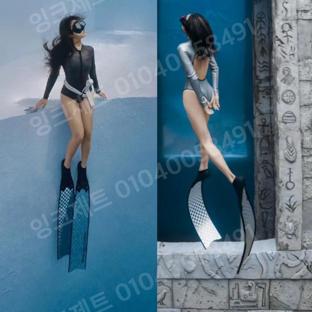 카본 오리발 롱핀 잠수 엣지 다이버 경량 전문가 신발 - 상세 이미지 5