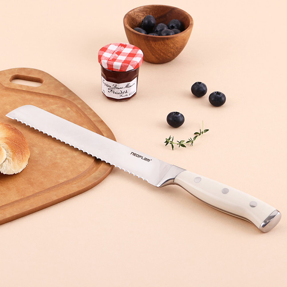 네오플램 스텐304 빵칼 케이크 식빵 바게트 칼 - 상품 이미지