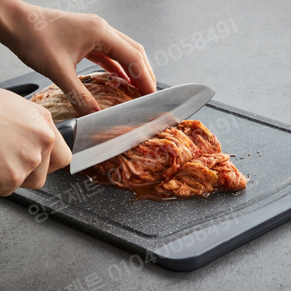대리석 도마 향균 블랙 숯 주방 북유럽 인테리어 천연 - 상세 이미지 3