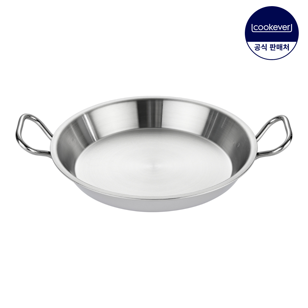 쿡에버 IH 인덕션 통5중 스텐 빠에야팬 26cm