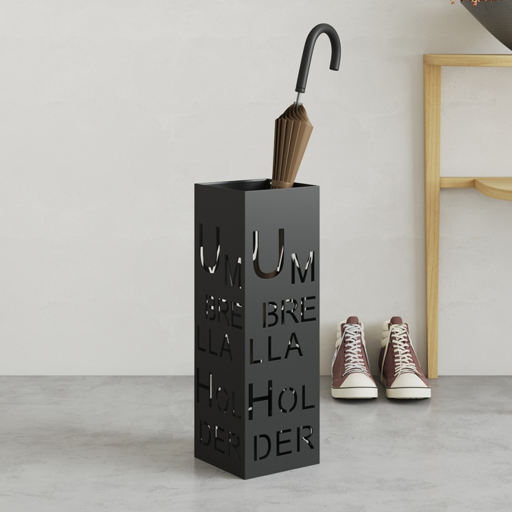 우산모양 철제 우산꽂이 블랙 인테리어 우산통